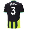 Maglia ufficiale Manchester City Ruben 3 Trasferta 2024-25 per Uomo